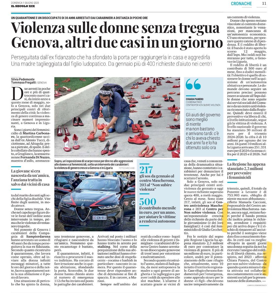 Violenza a Genova: due casi in un giorno