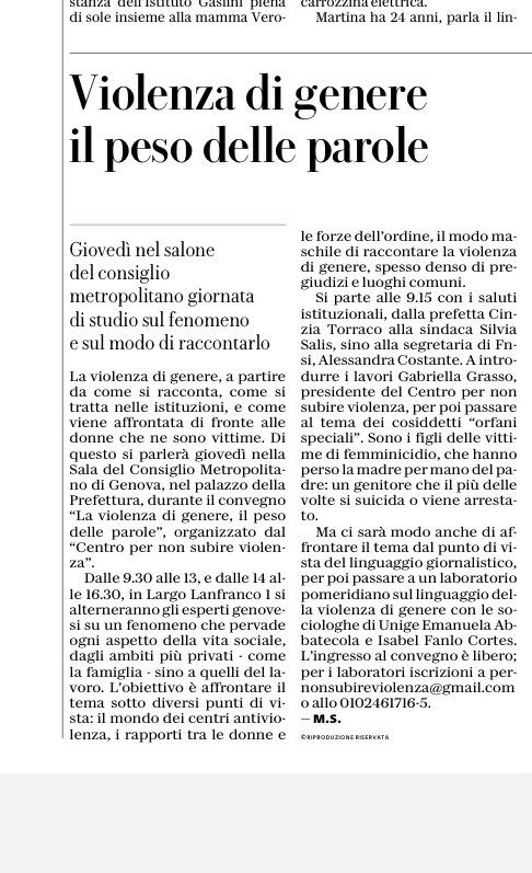 Il peso delle parole